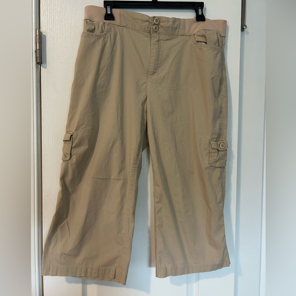 Sag harbor stretch khaki capris
